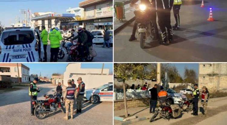 Urfa'da 935 motosiklete ceza!