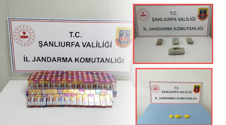 Hilvan ve Birecik'te uygulama! 8 şahsın üzerinden çıkanlar şaşırttı 