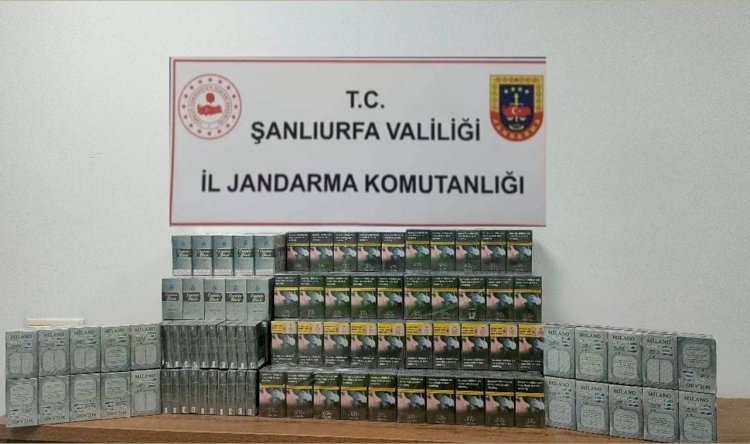Şanlıurfa'da Kaçakçılık Operasyonu: 980 Paket Ele Geçirildi