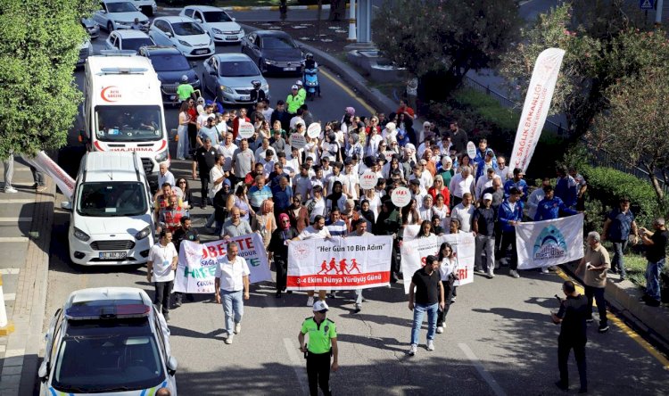 3 Ekim Dünya Yürüyüş Günü Etkinliği Şanlıurfa’da Gerçekleştirildi